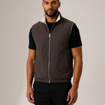 CORE BODYWARMER BROWN - studio op model