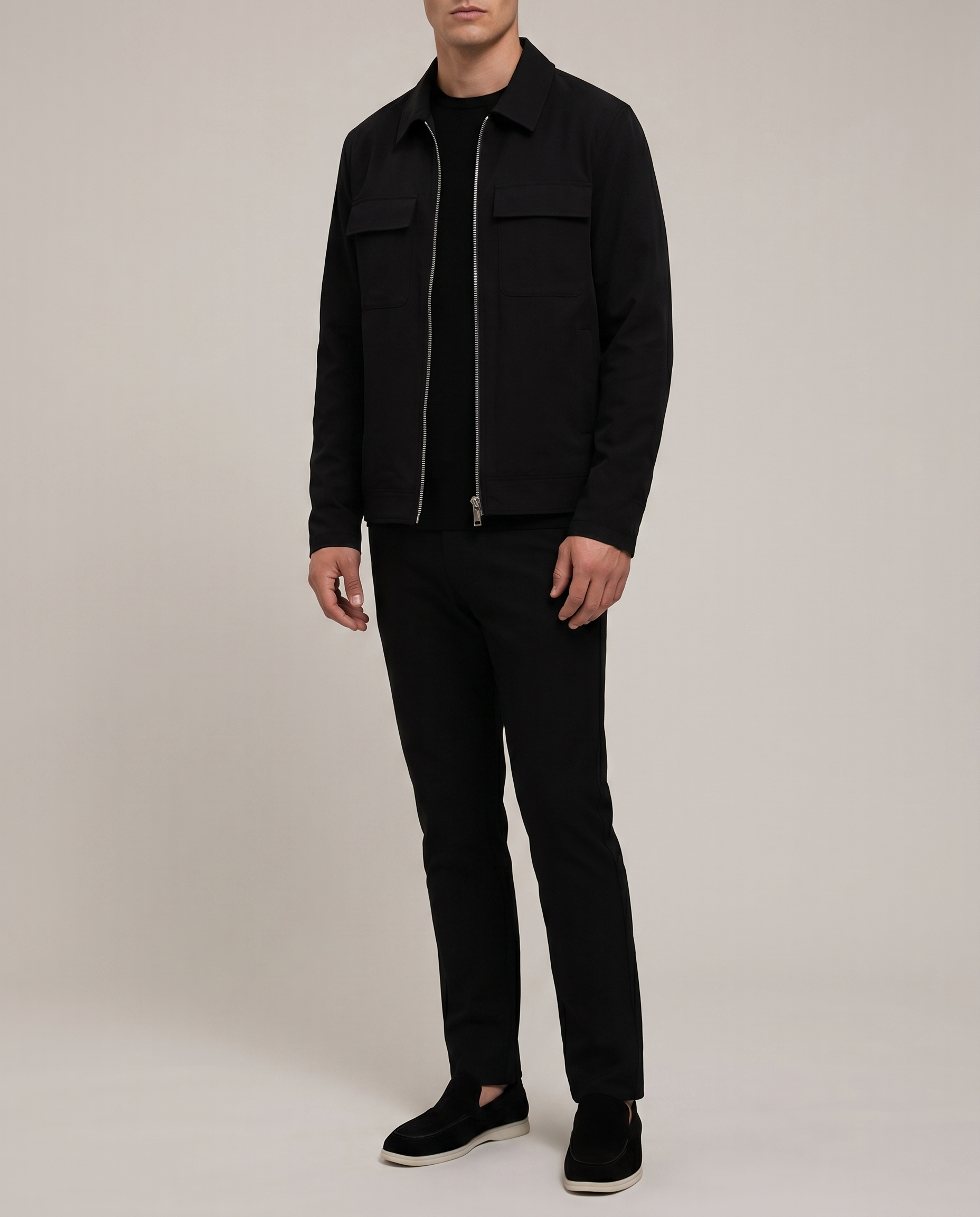 TECH VEST BLACK - studio op model