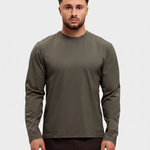 SHINY ESSENTIAL LONGSLEEVE MIDNIGHT OLIVE