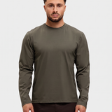 SHINY ESSENTIAL LONGSLEEVE MIDNIGHT OLIVE