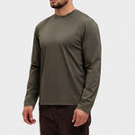 SHINY ESSENTIAL LONGSLEEVE MIDNIGHT OLIVE