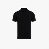 Pique Core Polo Black 4K white bust