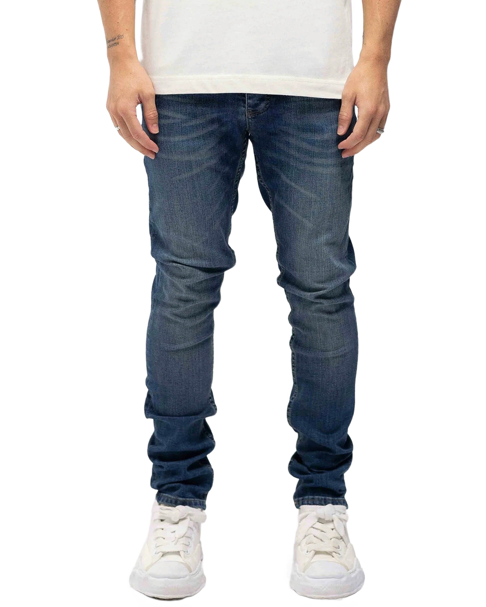 Mars Deluxe Jeans white bust