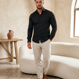 Deluxe Shirt Black - editorial model