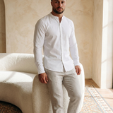 Mao White Long - editorial model
