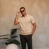 Core Polo Beige — lifestyle