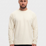 Essential Longsleeve Creme - voorkant