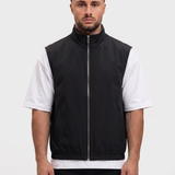 Core Bodywarmer Grey - omkeerbaar zwart, voorkant