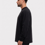 Essential Longsleeve Black - zijkant