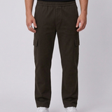 Essential Pants Dark Brown detail