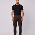 Essential Pants Dark Brown voorkant