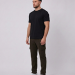 Essential Pants Dark Brown zijkant
