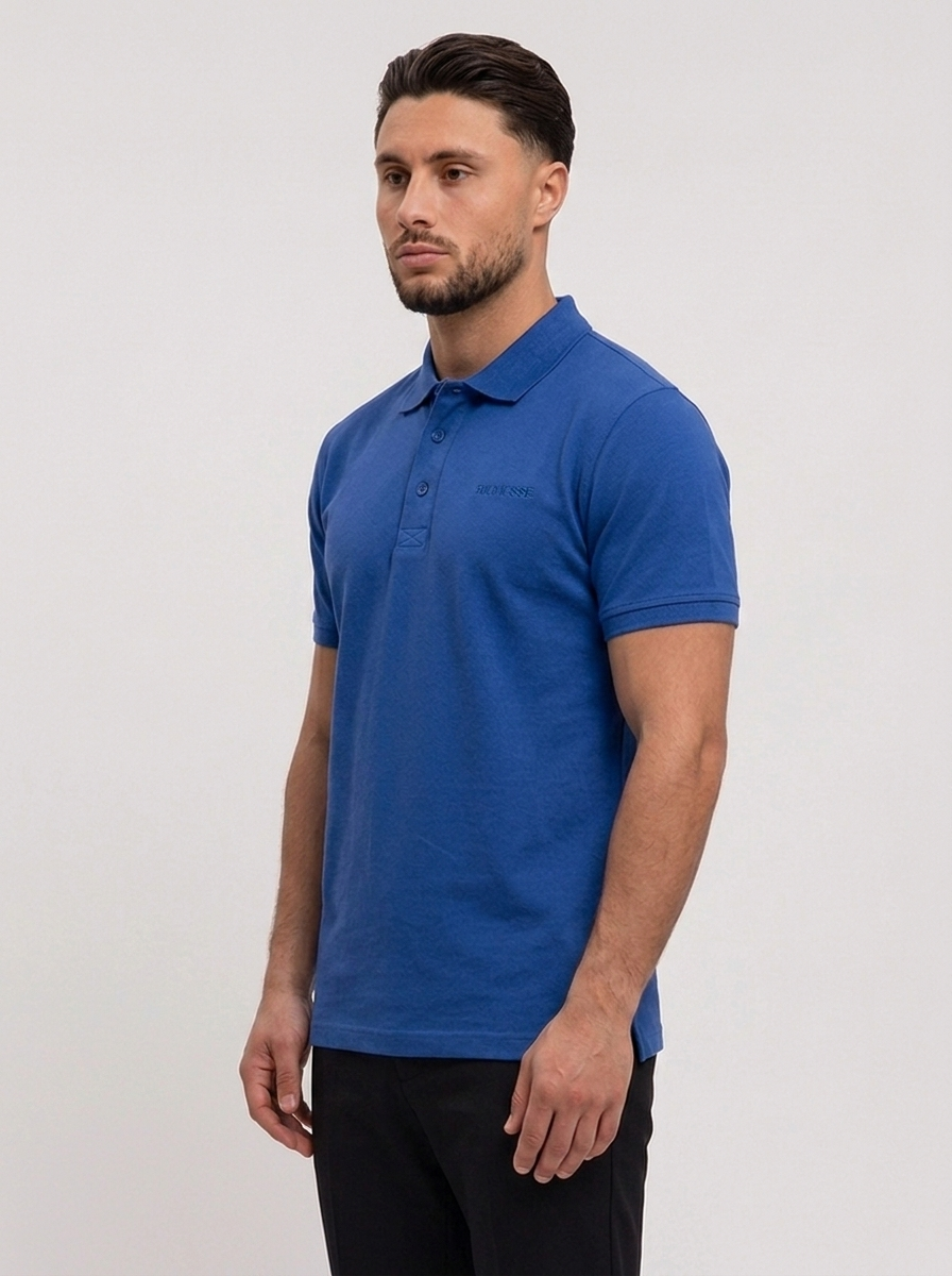 Classic Polo Blue - zijkant studio