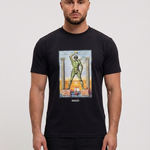 Rhodos Black T-Shirt - voorkant studio
