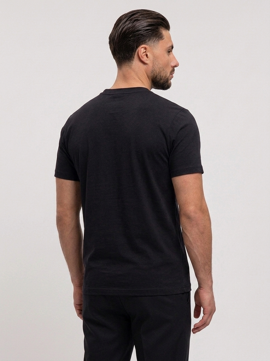 Rhodos Black T-Shirt - achterkant studio