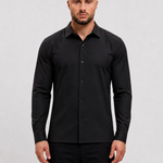 Deluxe Shirt Black - voorkant studio