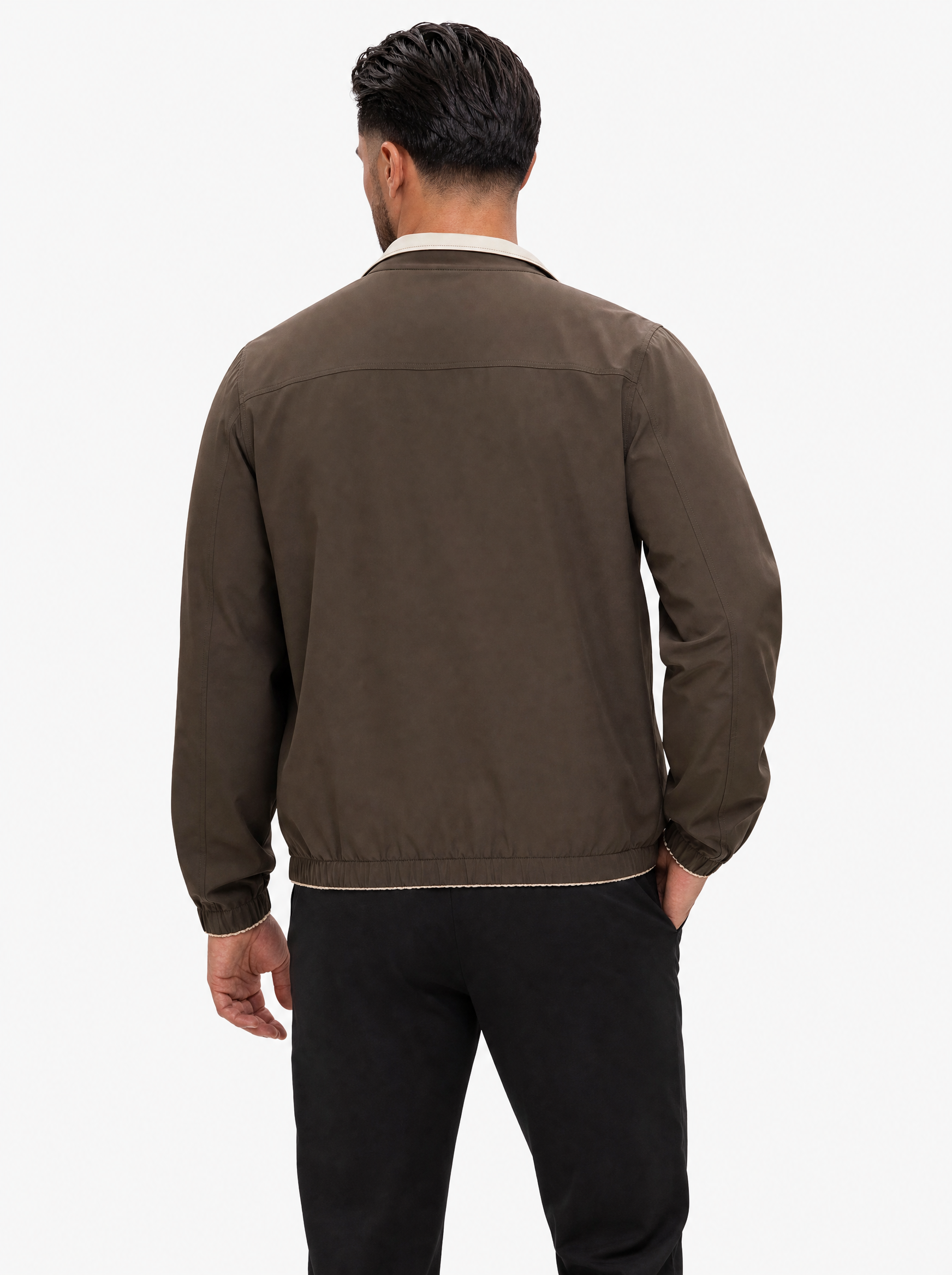 Core Jacket Olive - achterkant schuin
