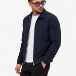 Core Zip Jacket Navy - voorkant schuin