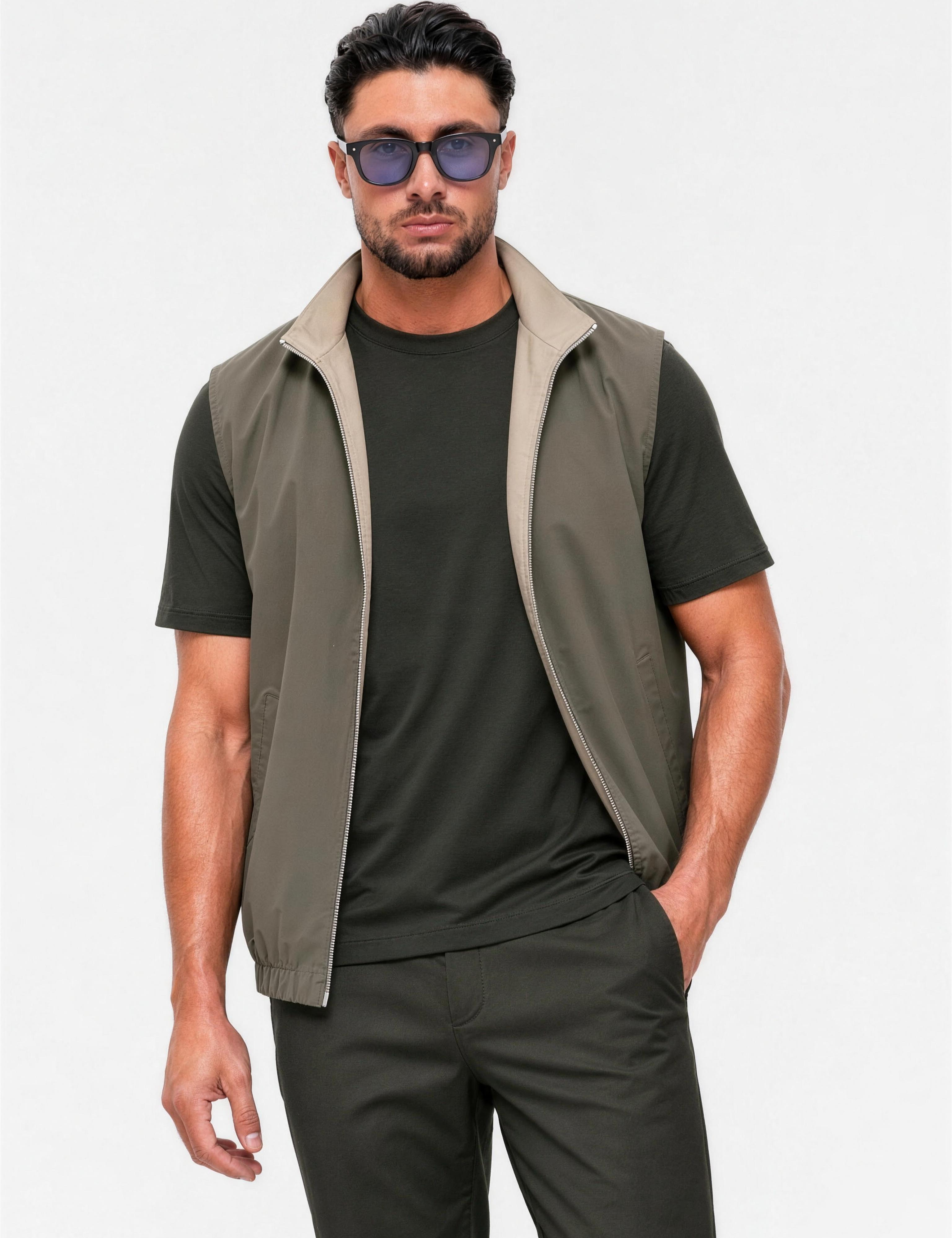 Core Bodywarmer Olive - voorkant