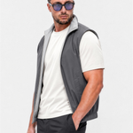 Core Bodywarmer Grey - voorkant schuin