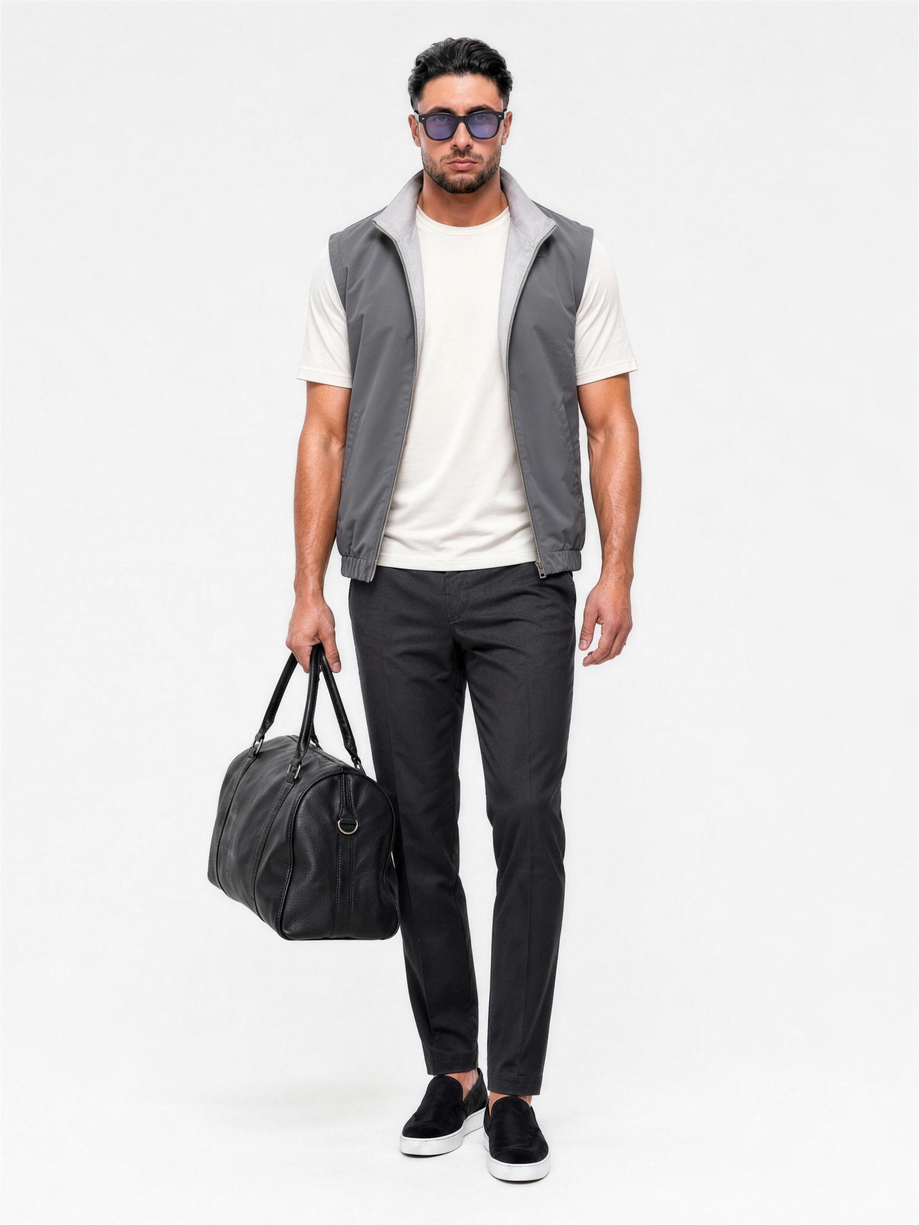 Core Bodywarmer Grey - full body