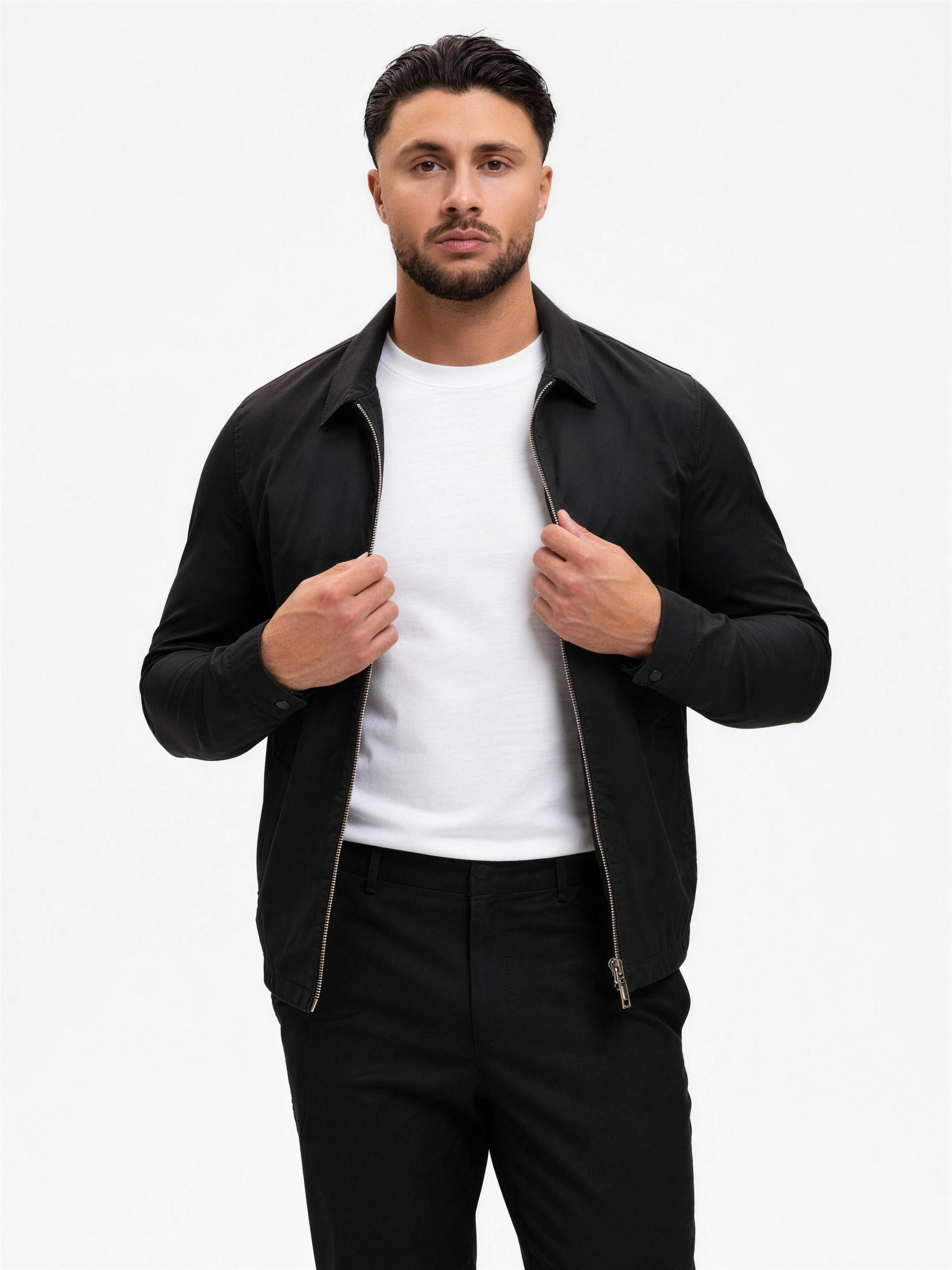 Smart Jacket Black - voorkant open