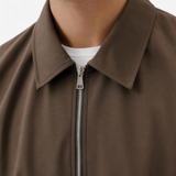 Smart Jacket Earth - detail kraag en rits