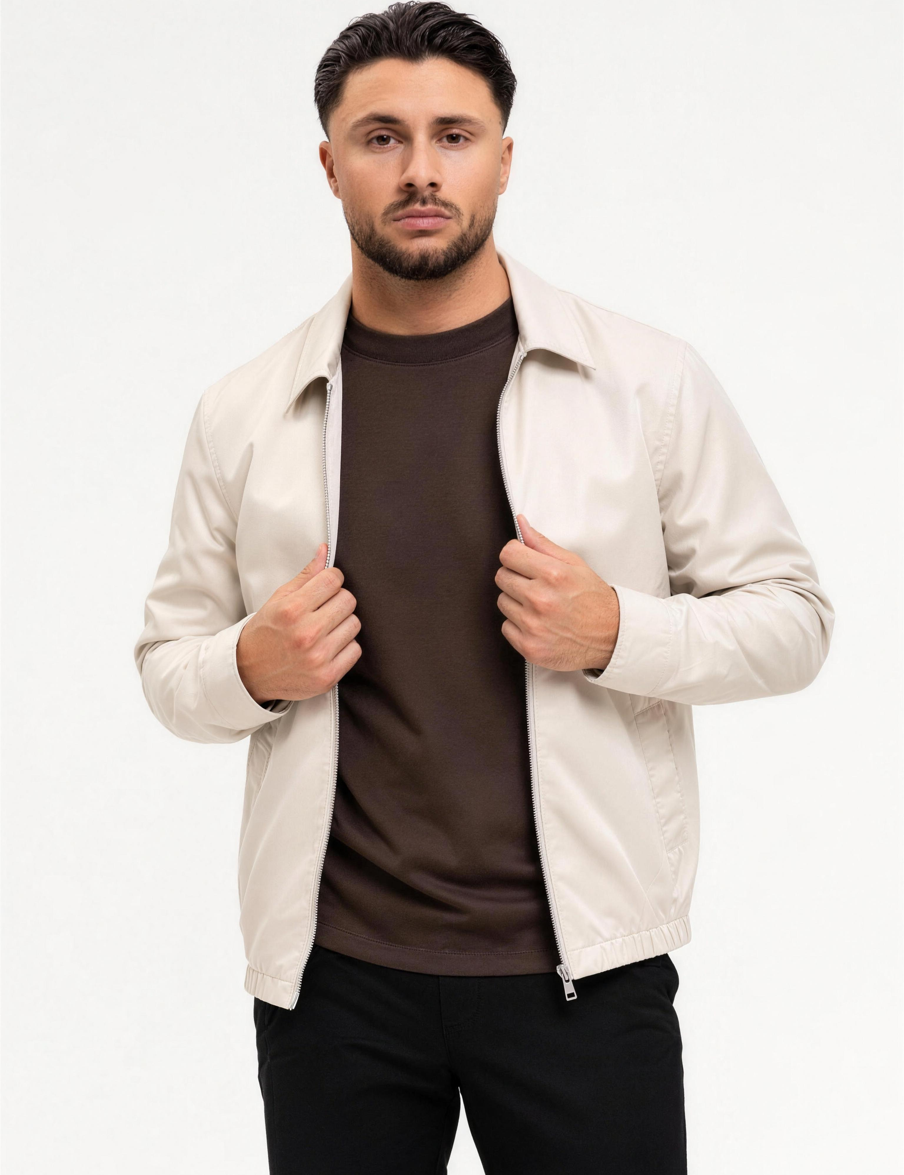 Smart Jacket Creme - voorkant open