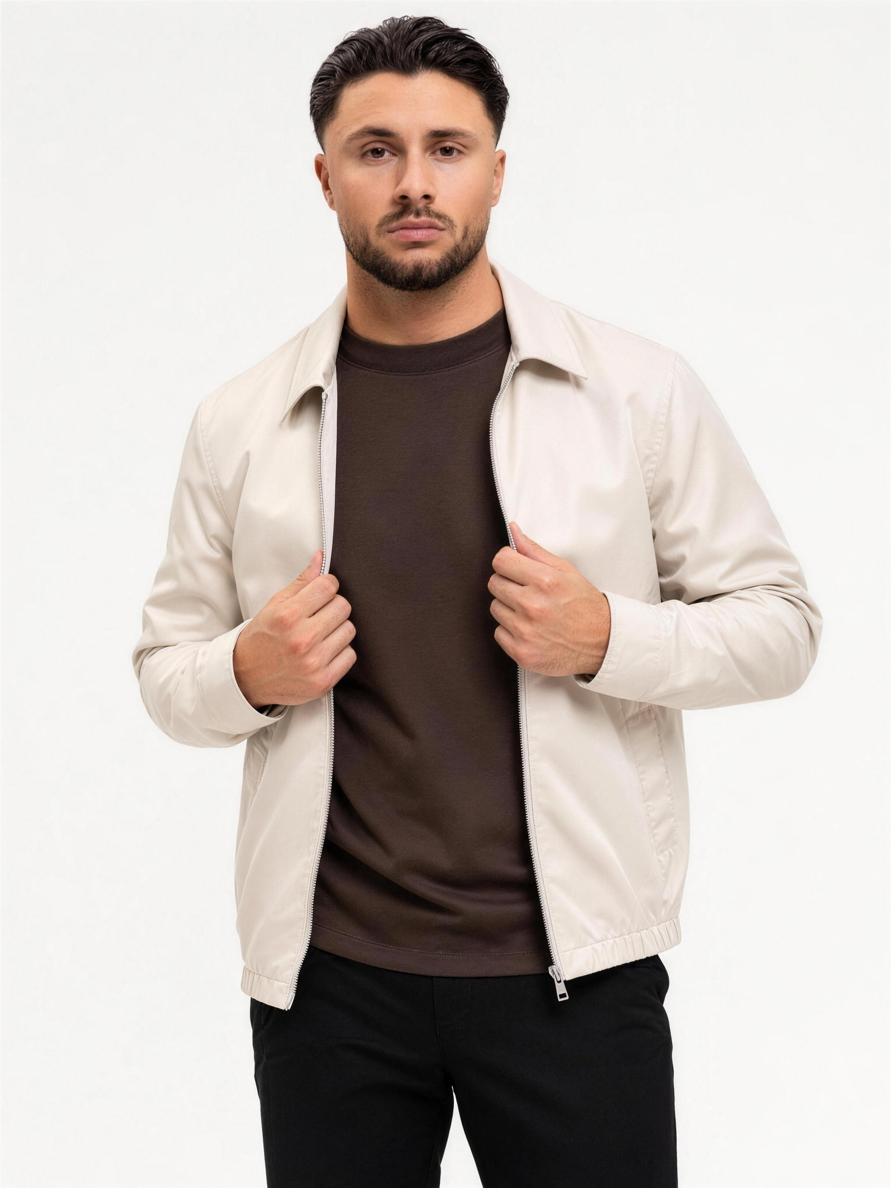 Smart Jacket Creme - voorkant open