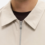 Smart Jacket Creme - detail kraag en rits