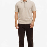 Knit Polo Creme