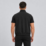 MONZA bodywarmer zwart – achterkant op model