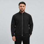 MONZA jacket zwart – voorkant op model