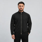 MONZA jacket zwart – voorkant op model