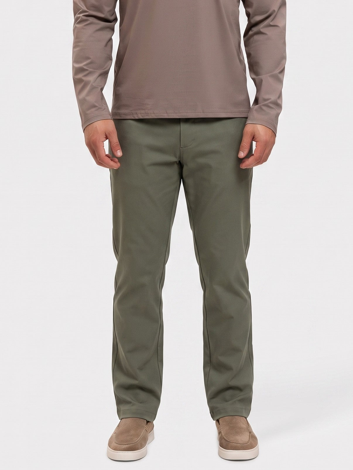 Essentials Smarts Pants Olive - voor