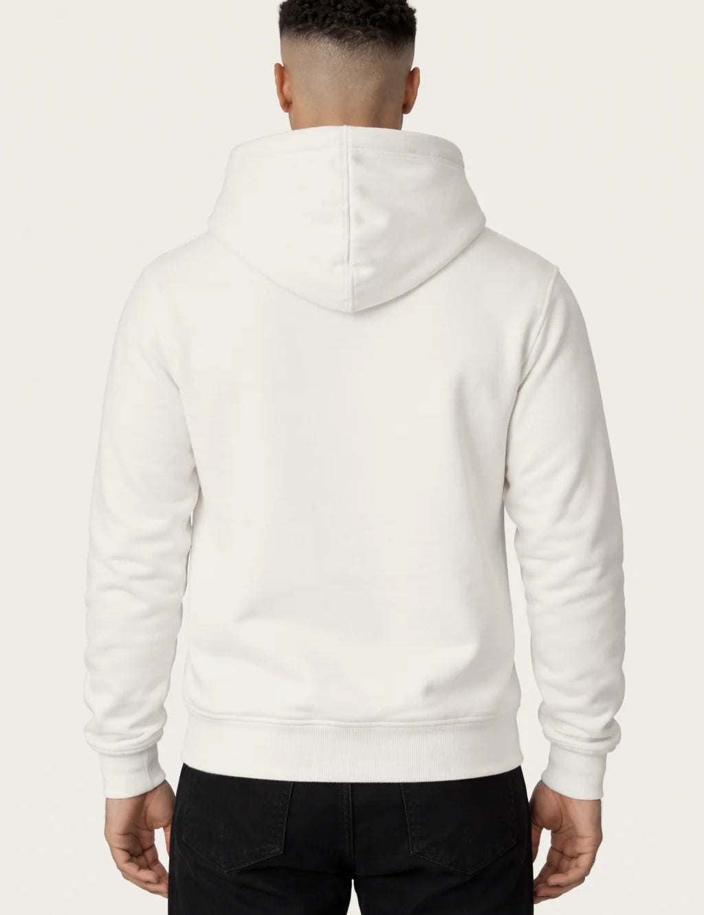 RK BLANK HOODIE CREME REGULAR FIT