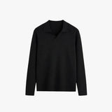 VALERO KNITTED POLO | BLACK