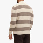 Cortez Knitted Polo Brown Creme