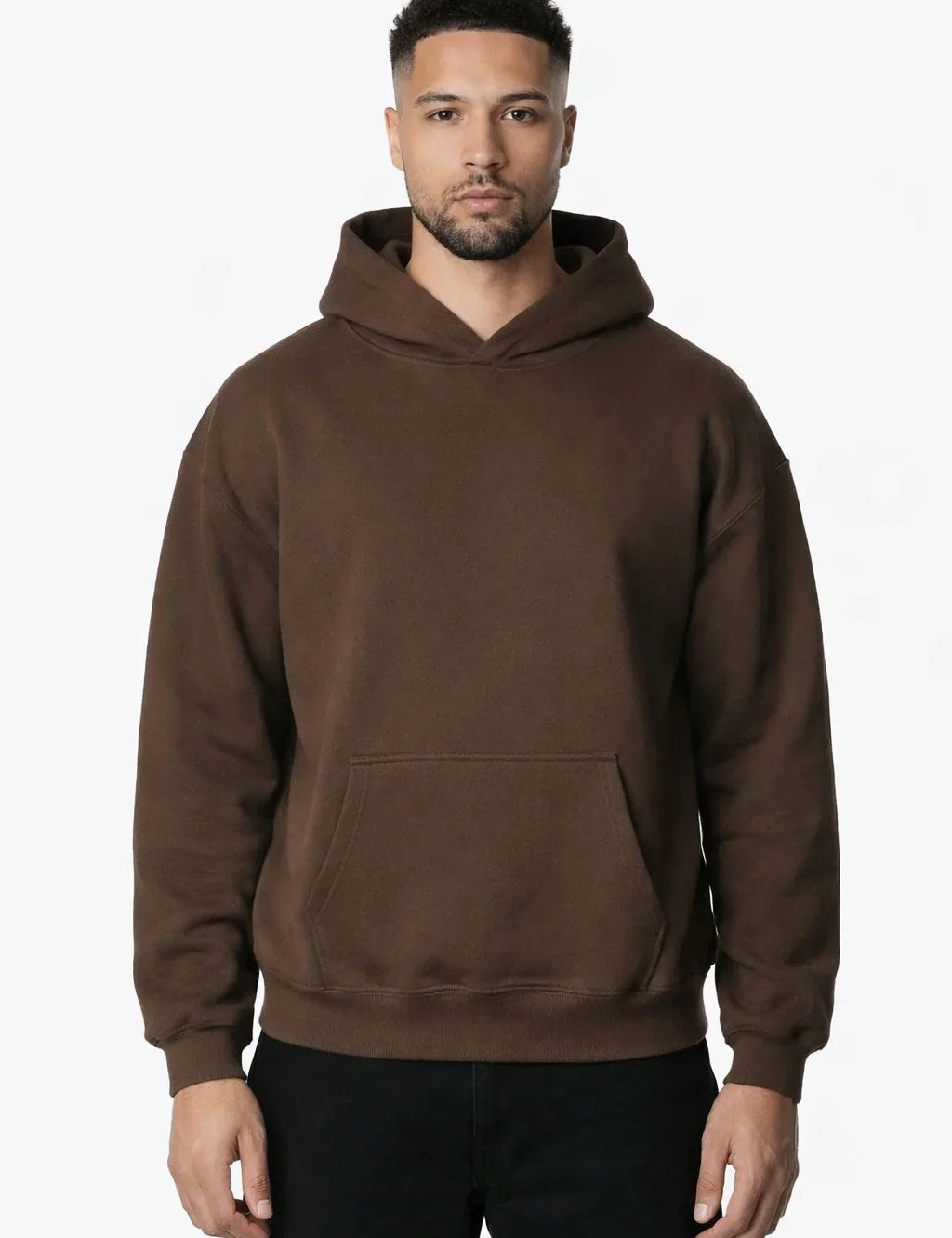 RK BLANK HOODIE COFFEE OVERSIZED