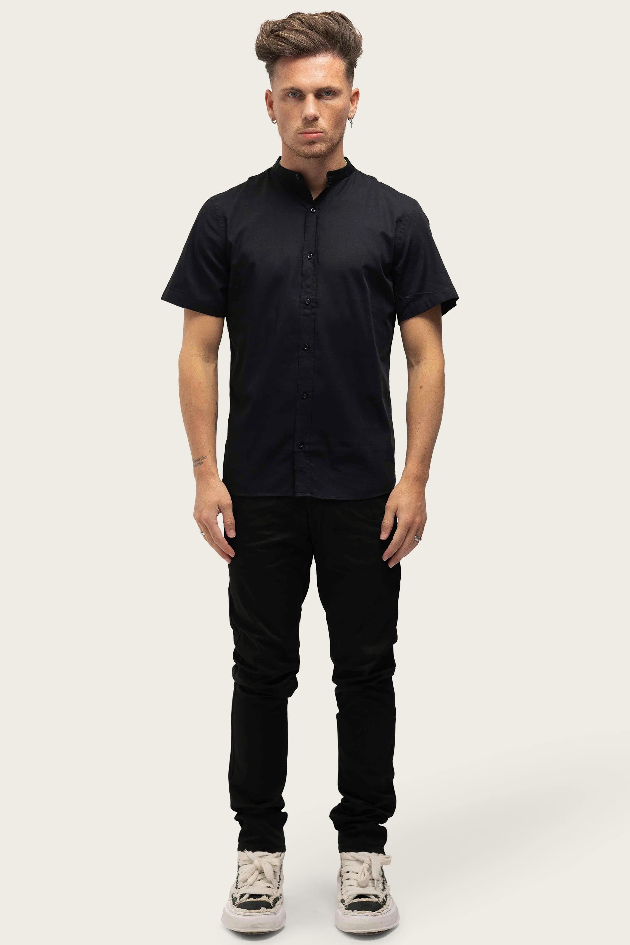 MAO BLACK SHIRT