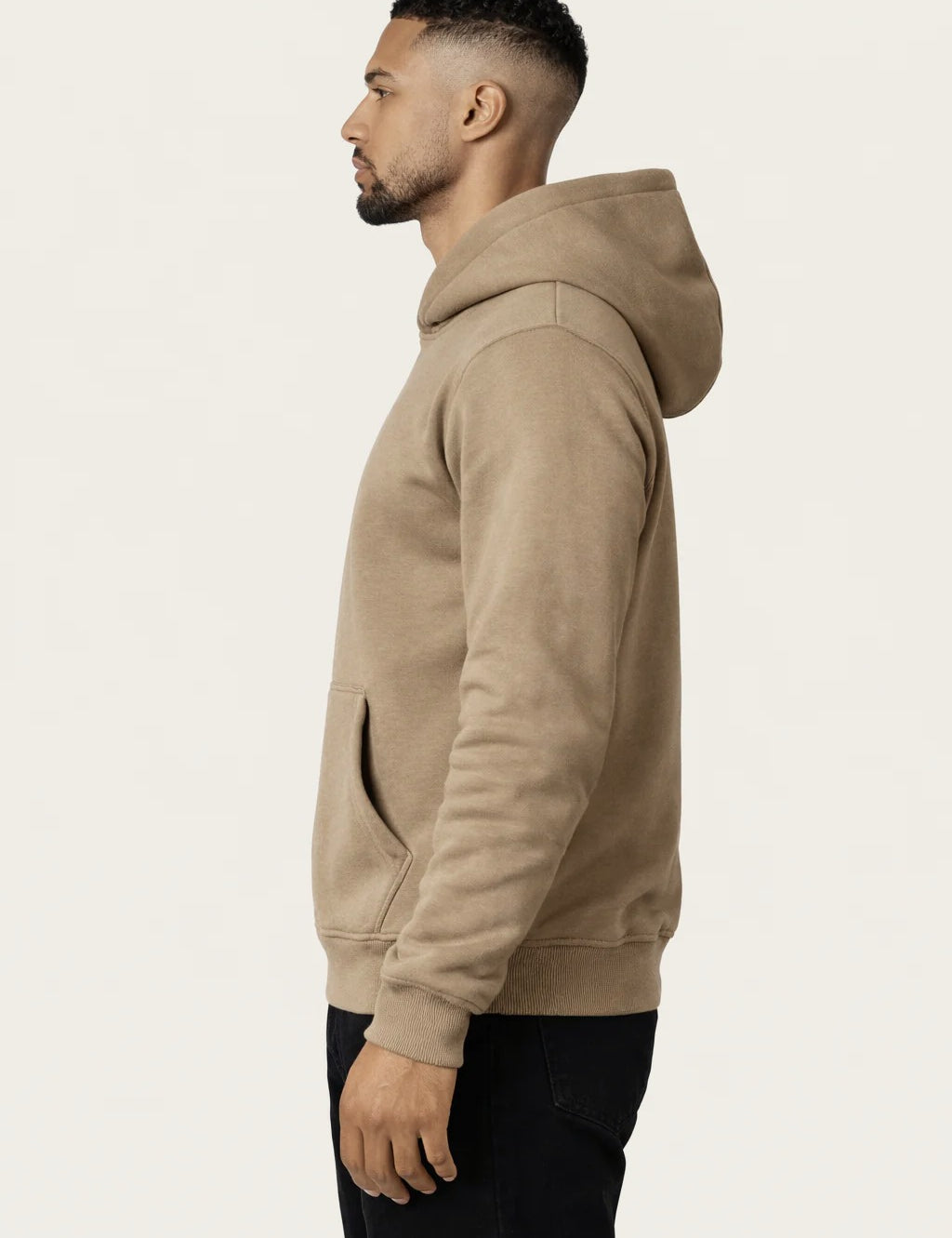 RK BLANK HOODIE BROWN OVERSIZED