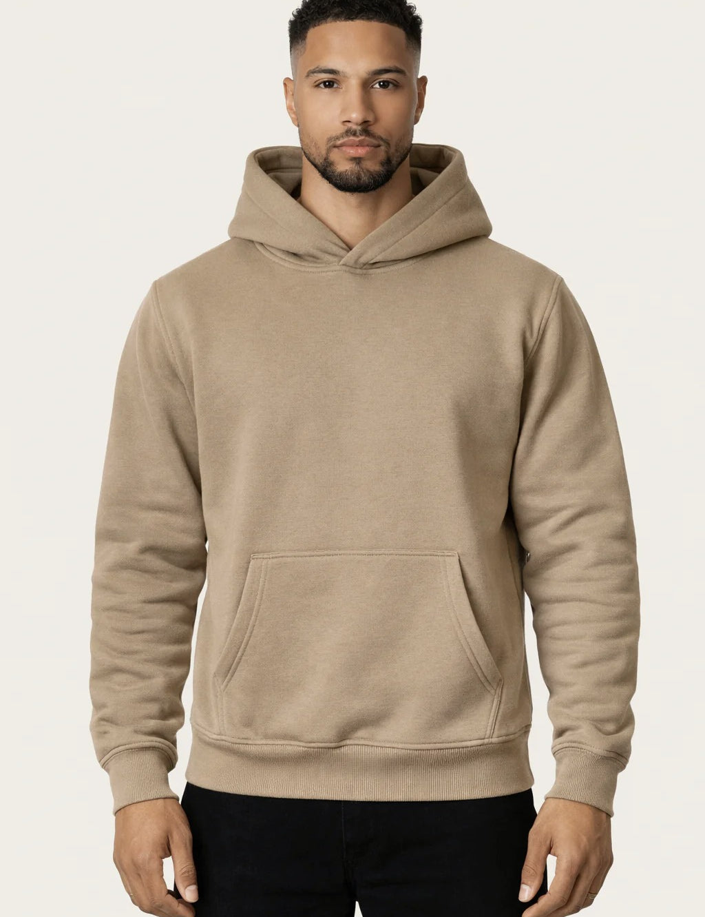 RK BLANK HOODIE BROWN OVERSIZED