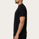 RK BLANK TEE BLACK SLIMFIT