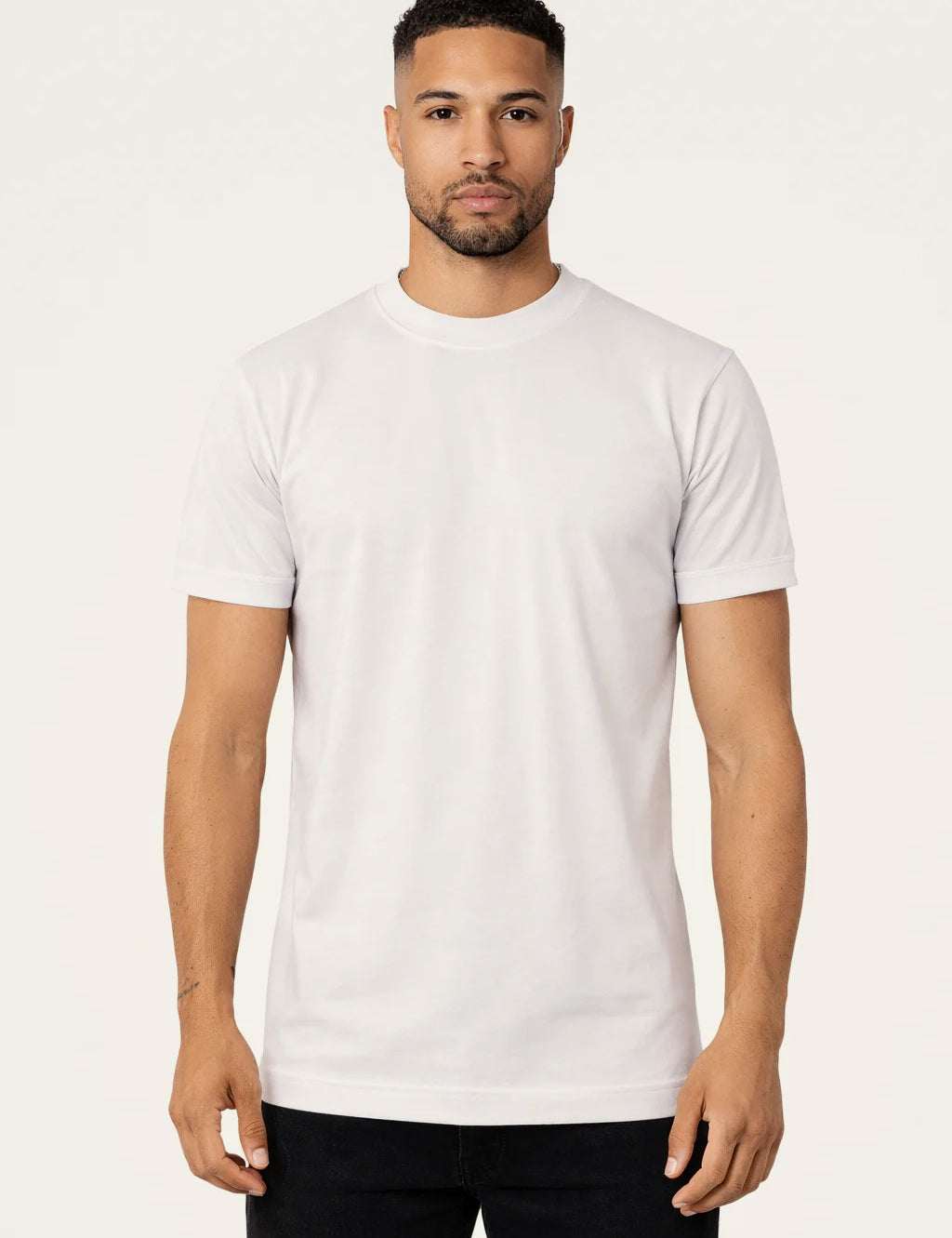 RK BLANK TEE WHITE SLIMFIT