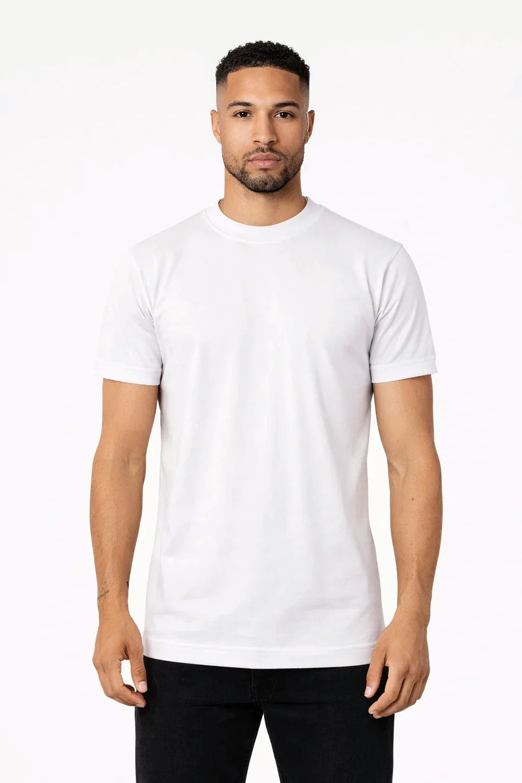RK Blank Tee White Slimfit