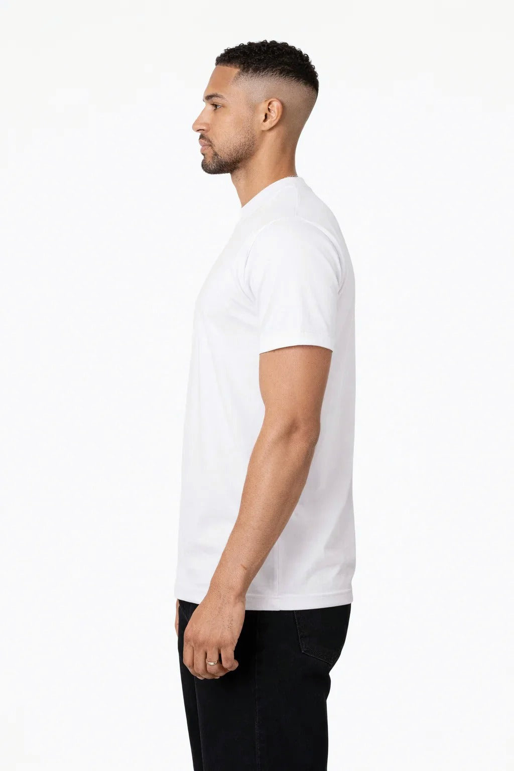 RK Blank Tee White Slimfit