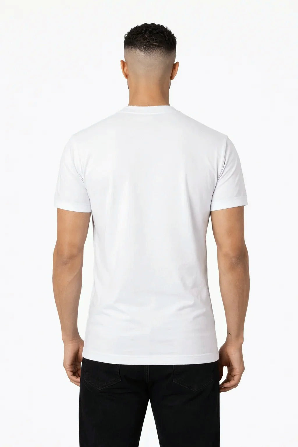 RK Blank Tee White Slimfit