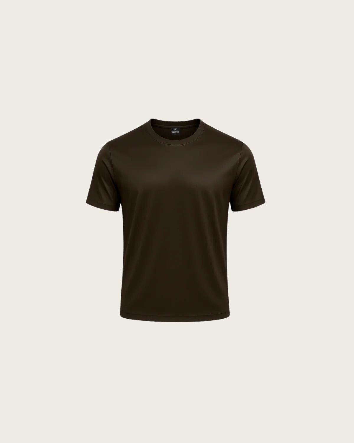 SHINY ESSENTIAL SHIRT DEEP BROWN