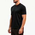 Luxury Shiny Black T-Shirt