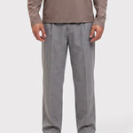 Romeo Straight Pants Grey - voor
